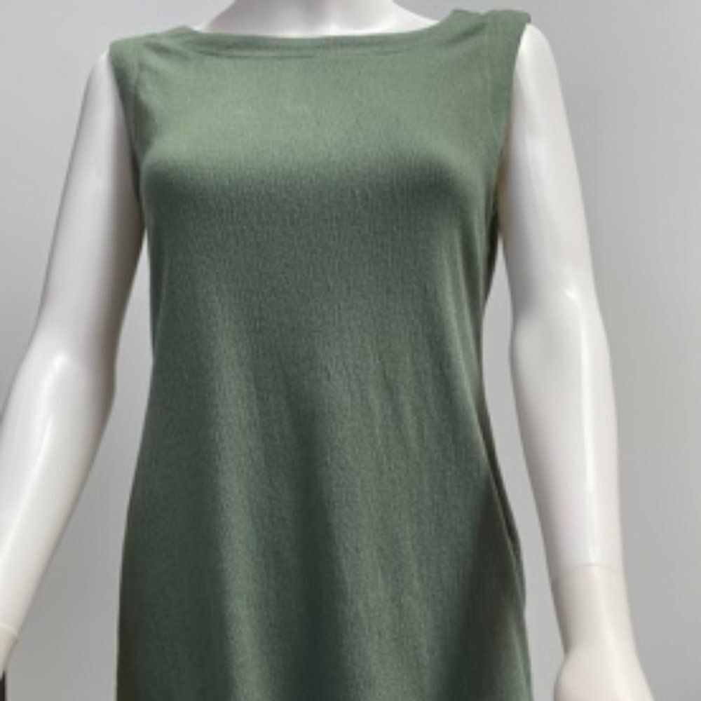 Jm Collection Textured Button Tank Top